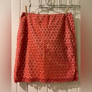 Talbots crocheted straight skirt size 16 NWOT